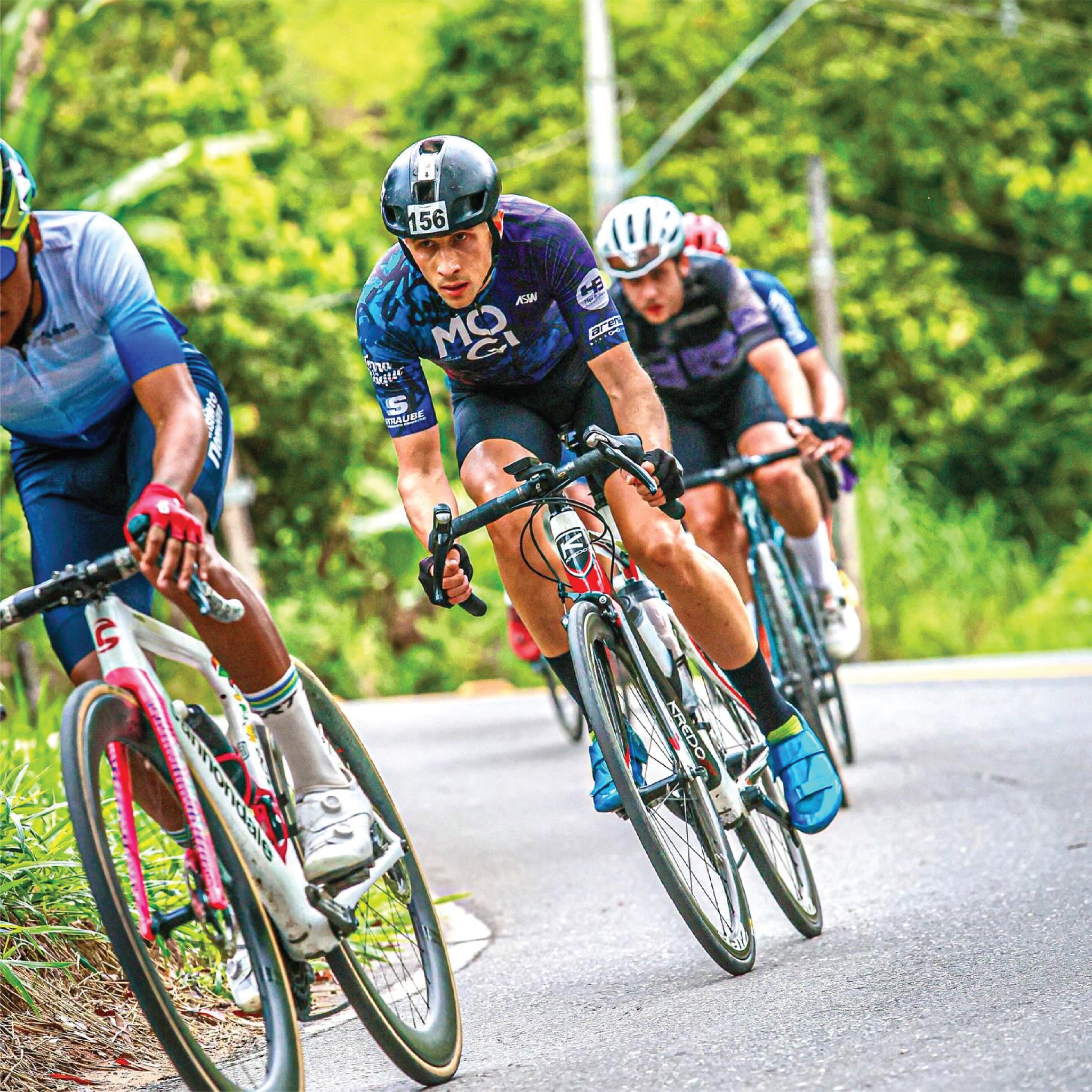 Foto original do momento de ciclismo